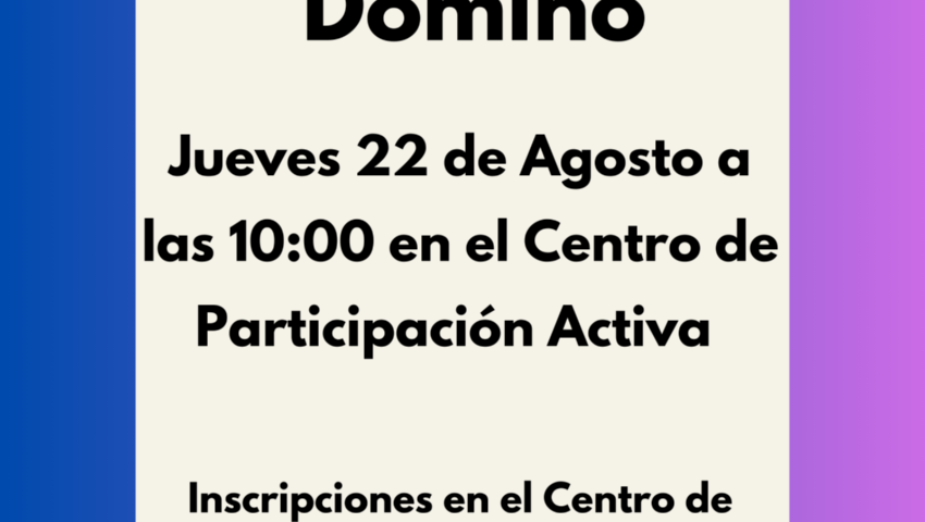 TORNEO DE DOMINÓ FIESTAS LÁCHAR 2024