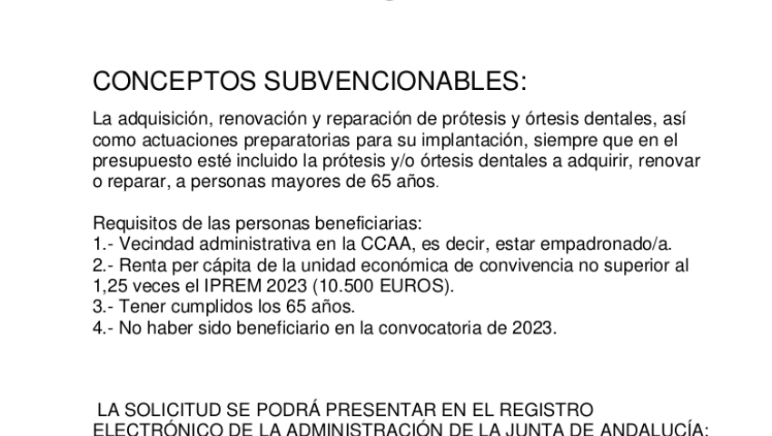 SOLICITUD AYUDAS PARA PERSONAS MAYORES Y CON DISCAPACIDAD