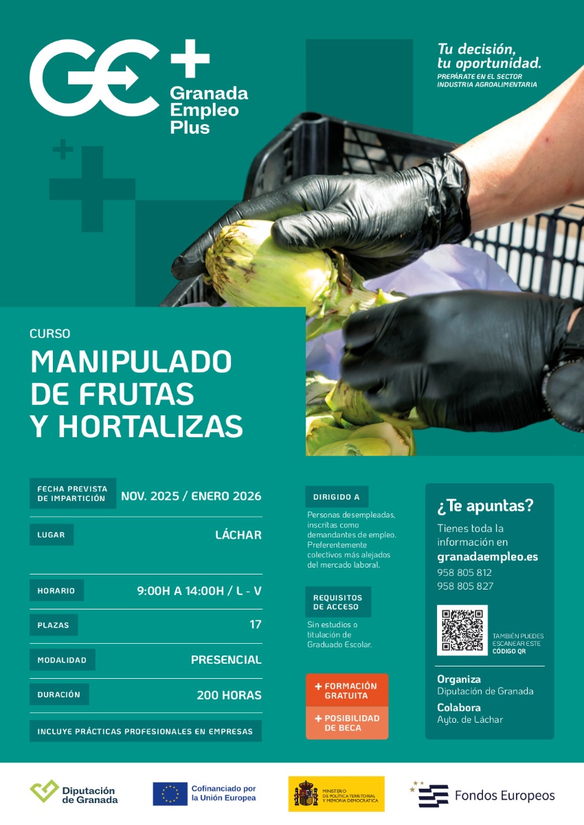 Aprende a Manipular Frutas y Hortalizas